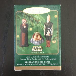 Star Wars Hallmark Ornaments Jedi Council Members